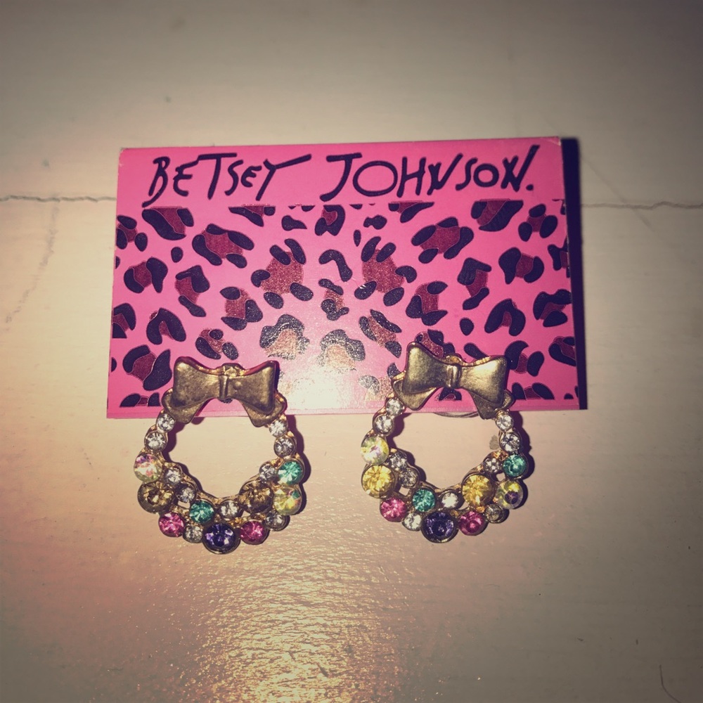 Betsey Johnson Multi-Colored Earrings