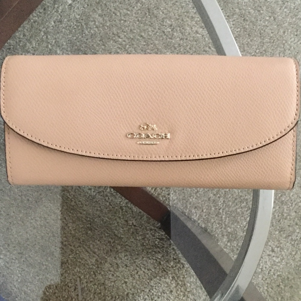 Coach leather wallet