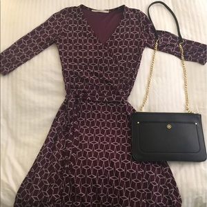 Hawthorne faux wrap dress