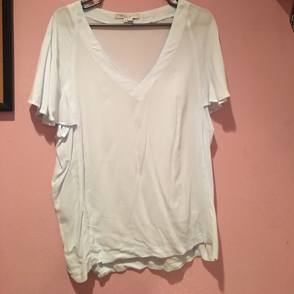Light blue linen shirt