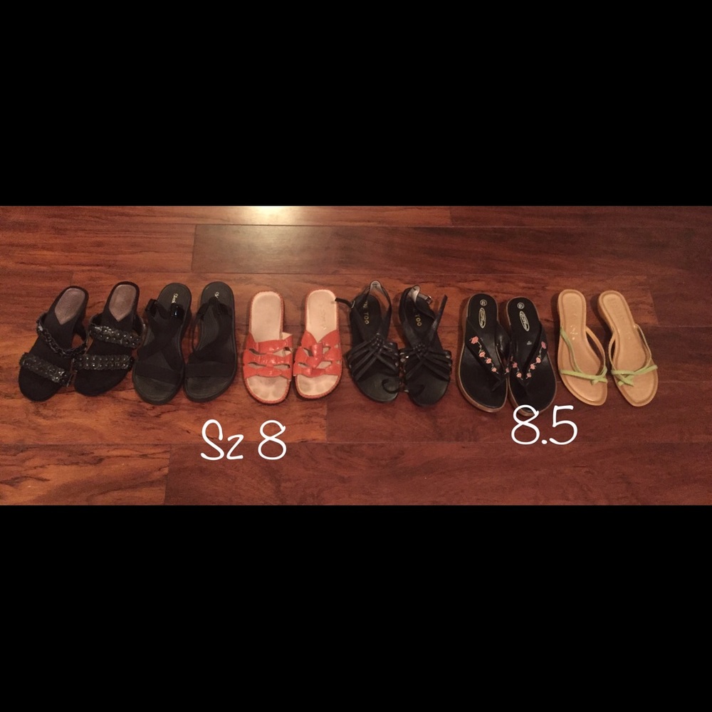 Lot of Sz 8/8.5 summer shoes