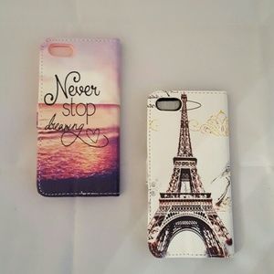 Iphone 7G flip stand case Cover bundle