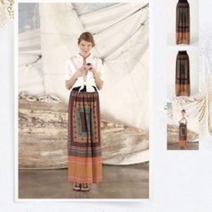 Maxi skirt from Anthropologie
