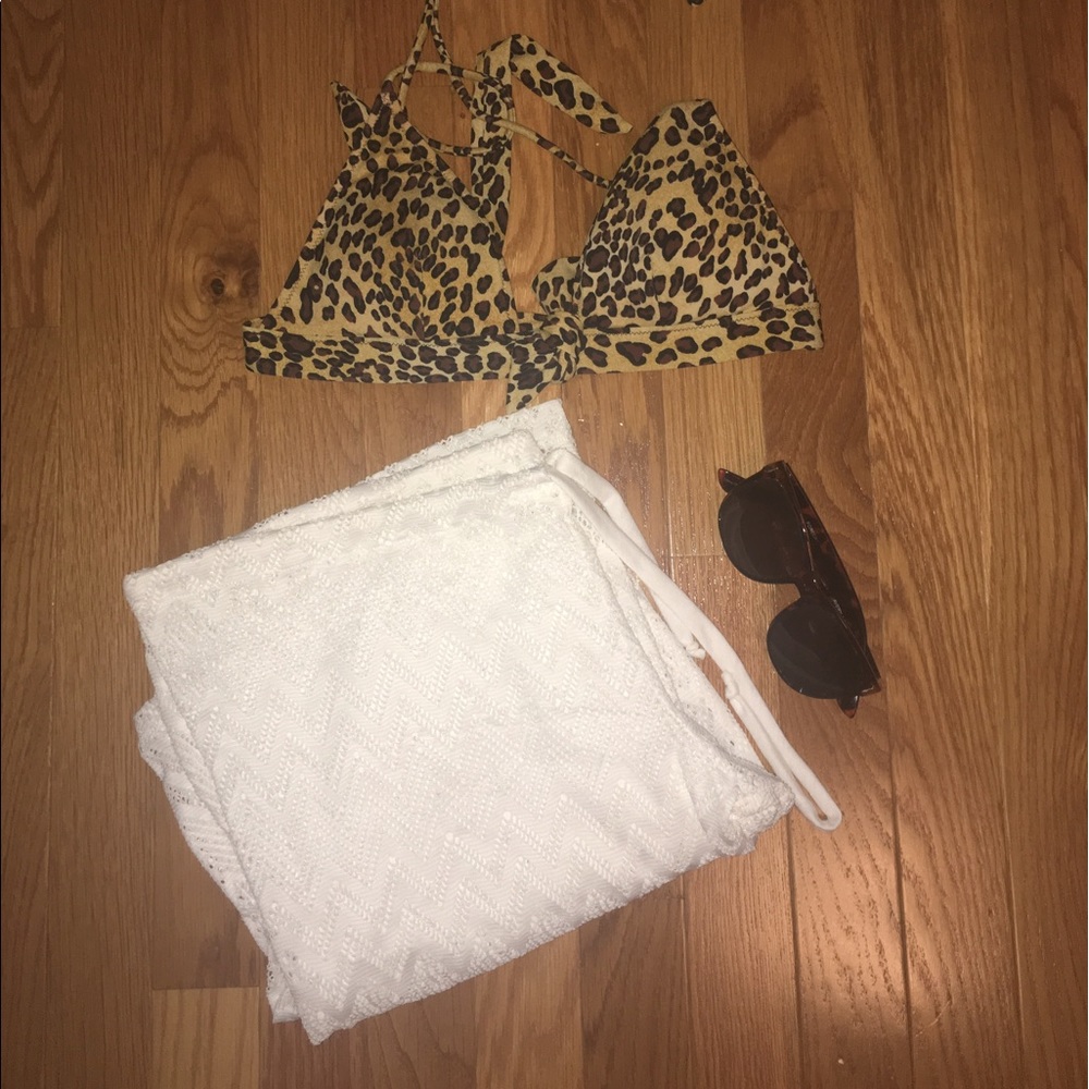 Last chance!!! White Crochet Beach Pants