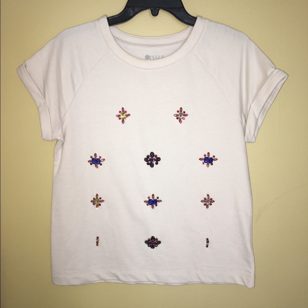 Bejeweled top.