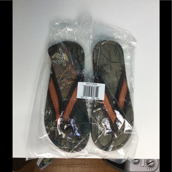 Men's Realtree M Flip Flop Sandals Camouflage camo - Picture 3 of 4