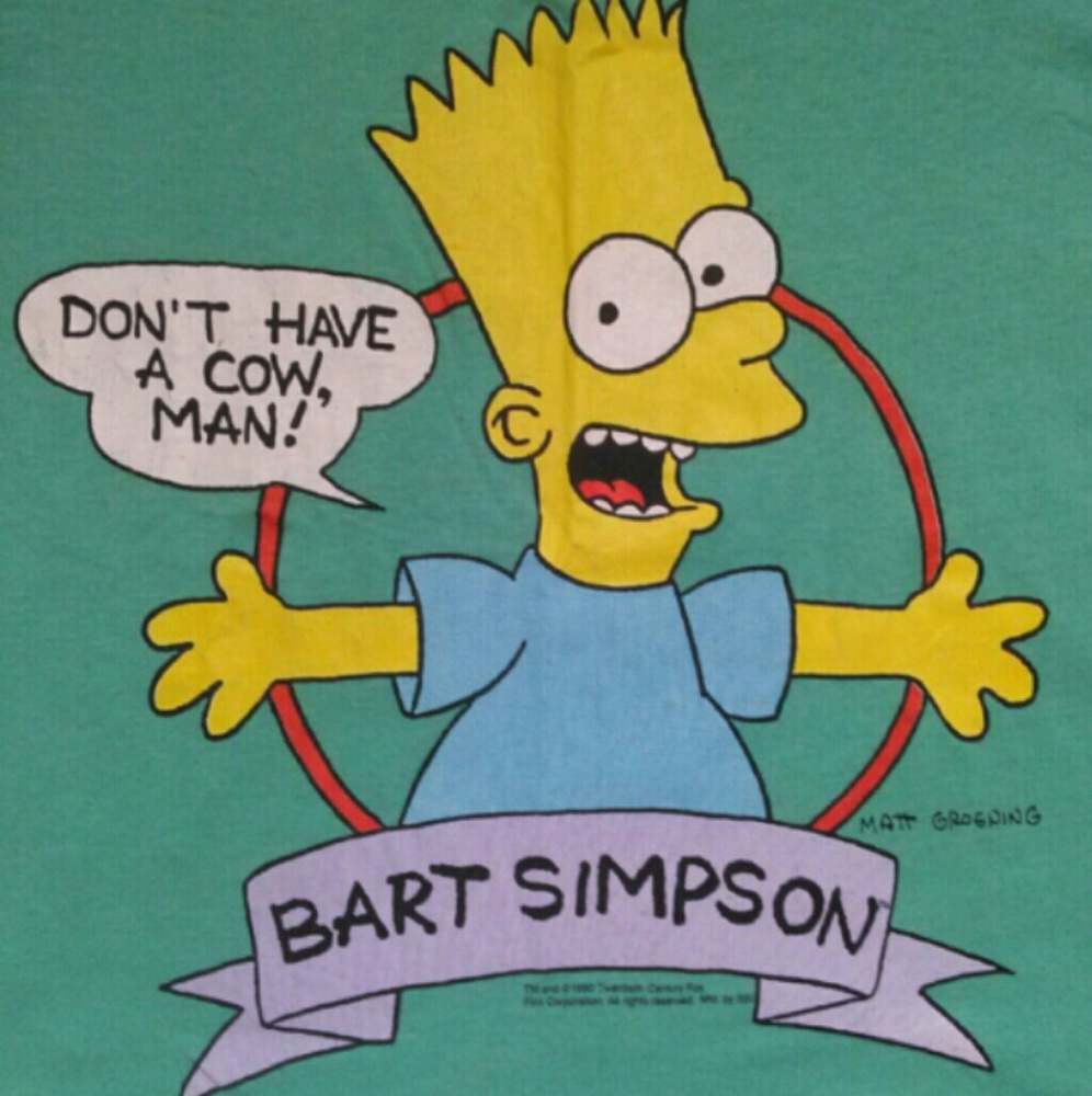 Vintage 90's Bart Simpson T-shirt xxl