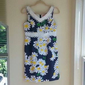 Lilly Pulitzer Bright Navy Look Lady Dress 2-for-1