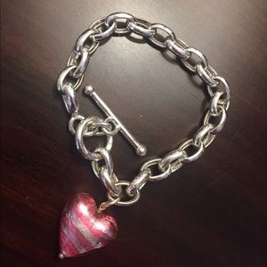 Murano Glass Toggle Bracelet