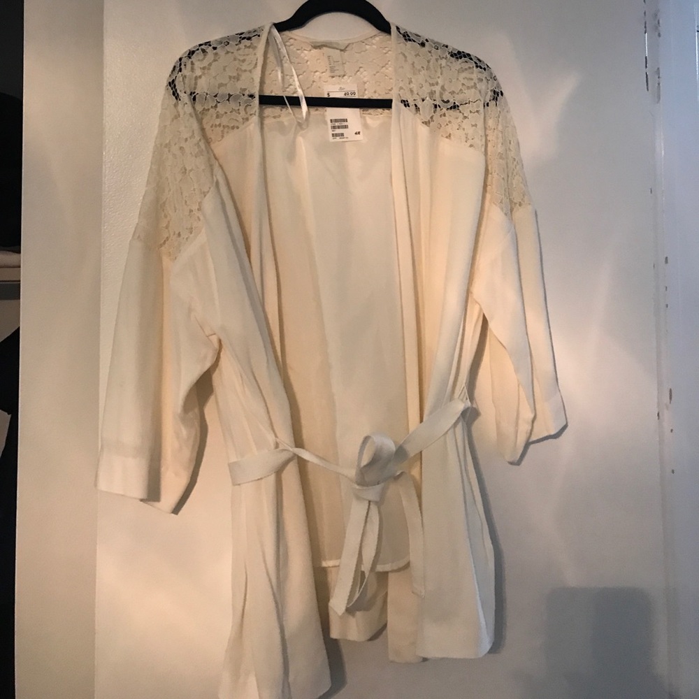 NWT WHITE COVER UP