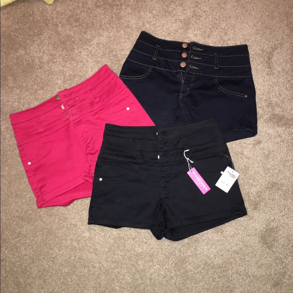 Charlotte Russe size 0 high wasted shorts