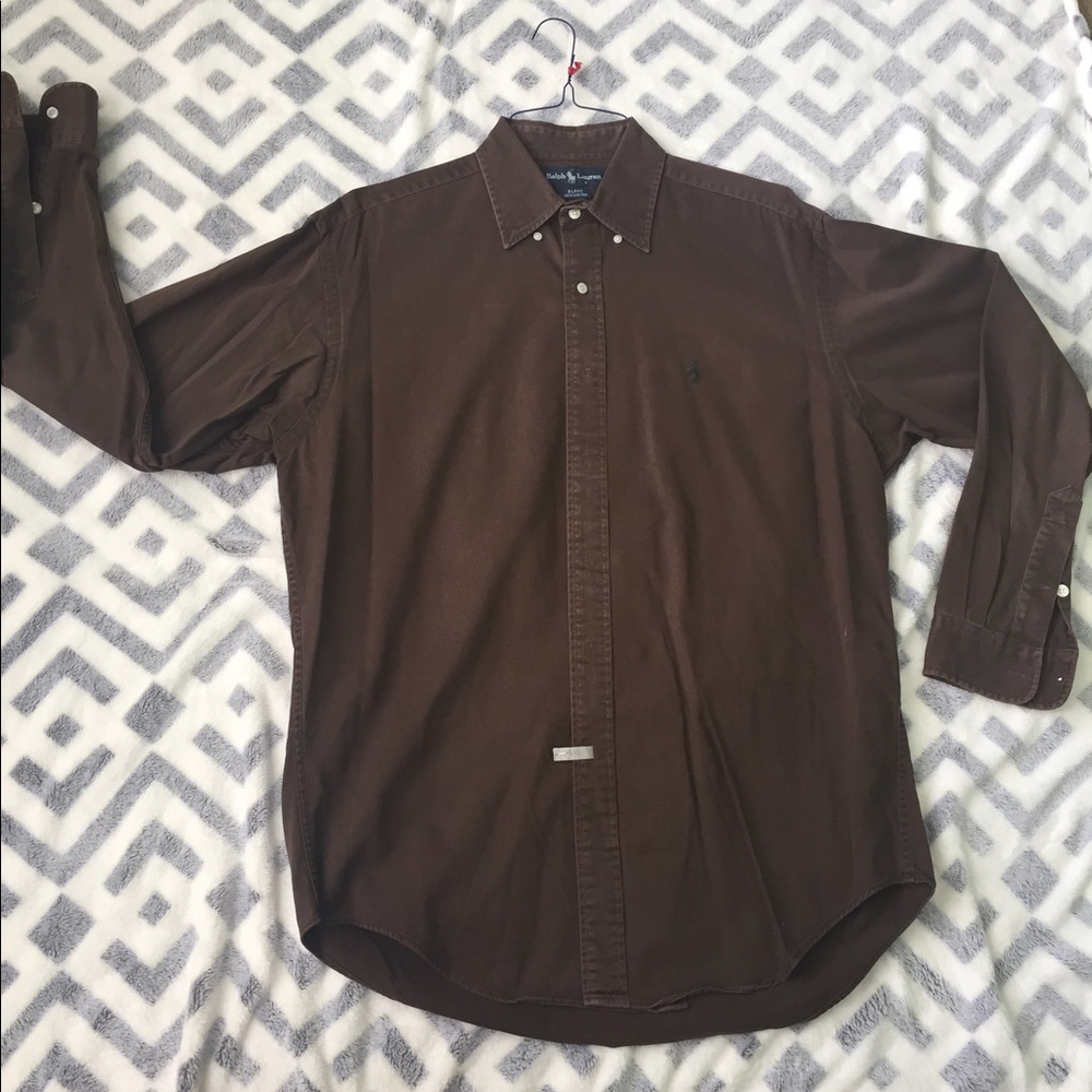 ‼️Brown POLO dress shirt‼️