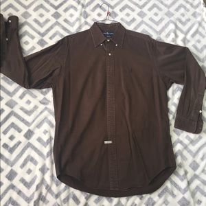 ‼️Brown POLO dress shirt‼️