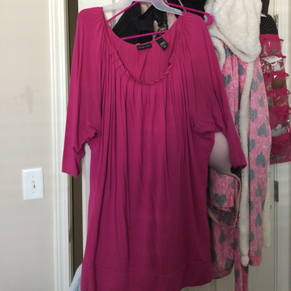 Pink New York and Company Shirt