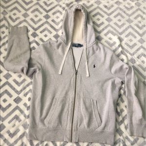 Polo zip up sweatshirt