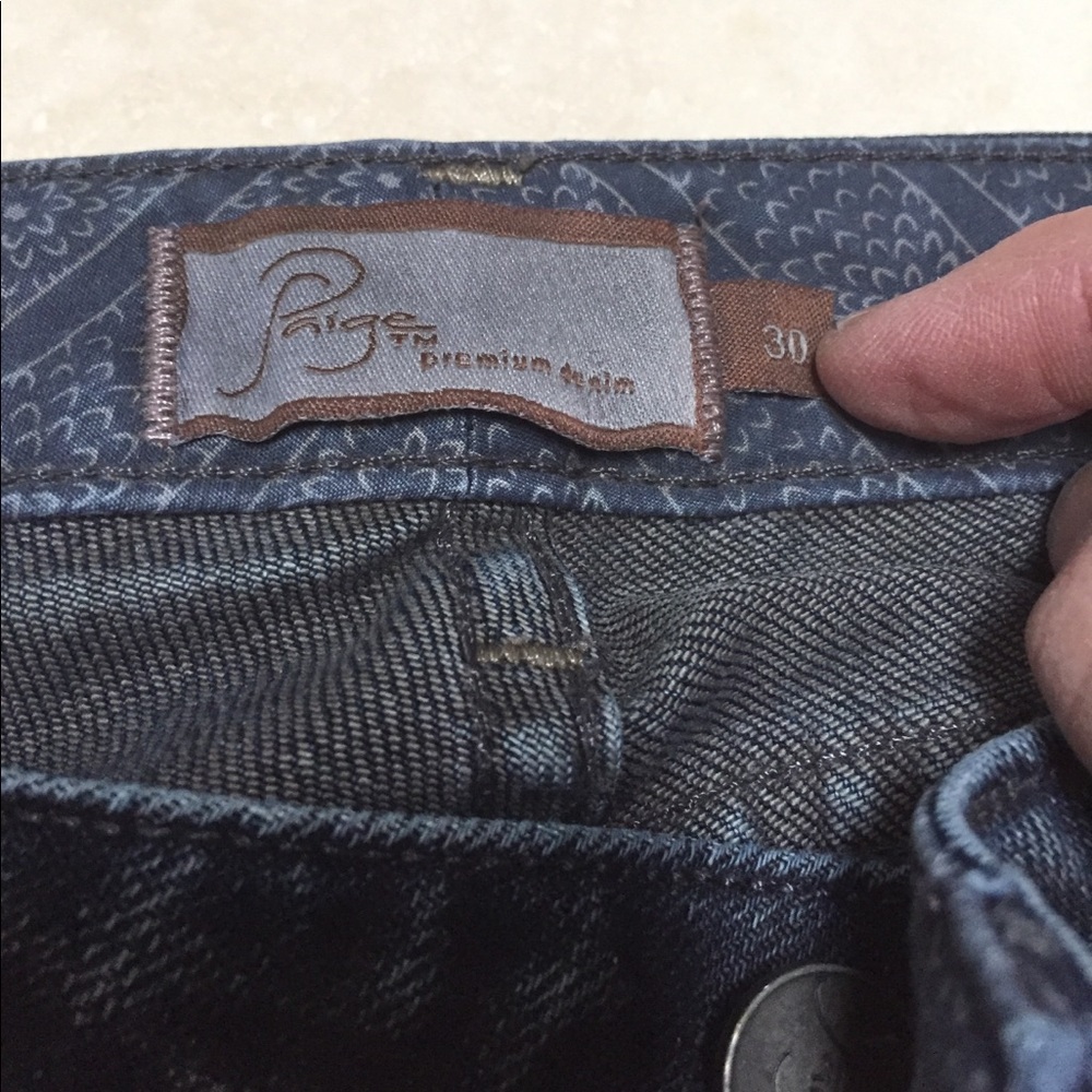 Paige premium denim size 30 jeans - Picture 2 of 3