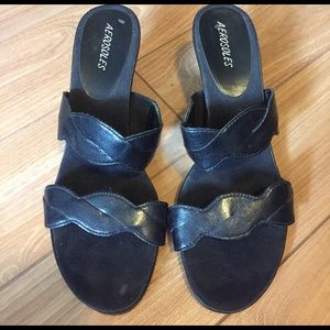 Aerosoles black heels