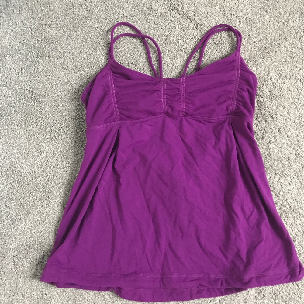 Lululemon purple top 10 medium tank