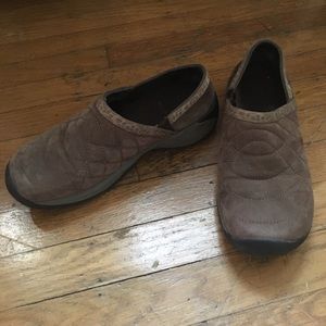 Quilted slip on hiking shoes from Merrill