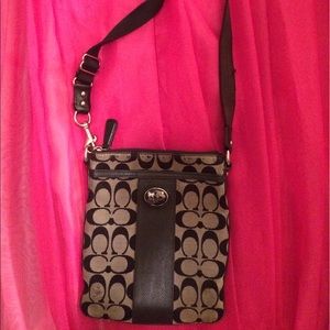 Coach cross body purse