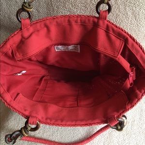 Cappelli straw purse