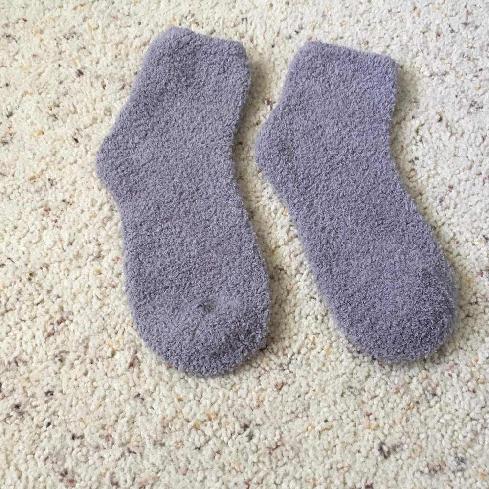 Fuzzy "stay at home" socks.