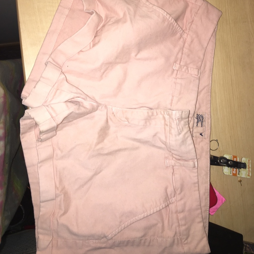 AE pink shorts