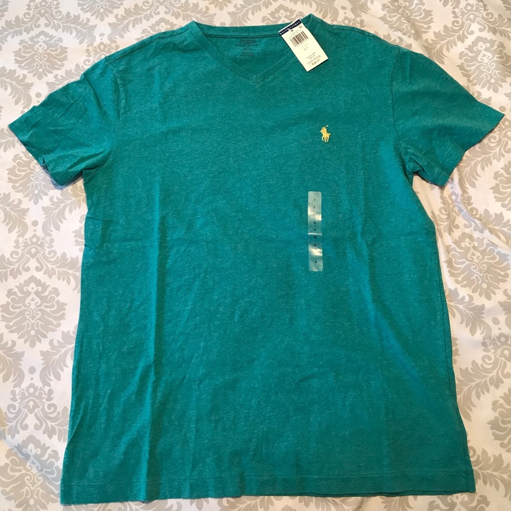 Polo Ralph Lauren Men's V neck T-shirts. NWT. Sz S