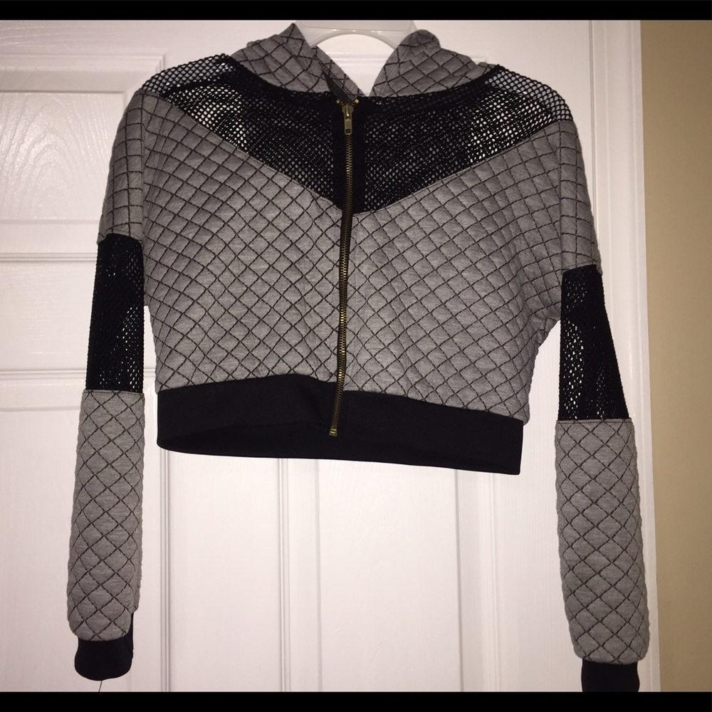 Crop top hoodie