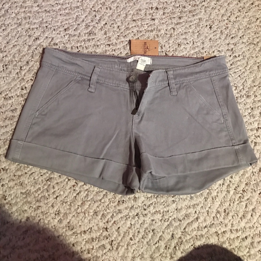Grey shorts from Hollister