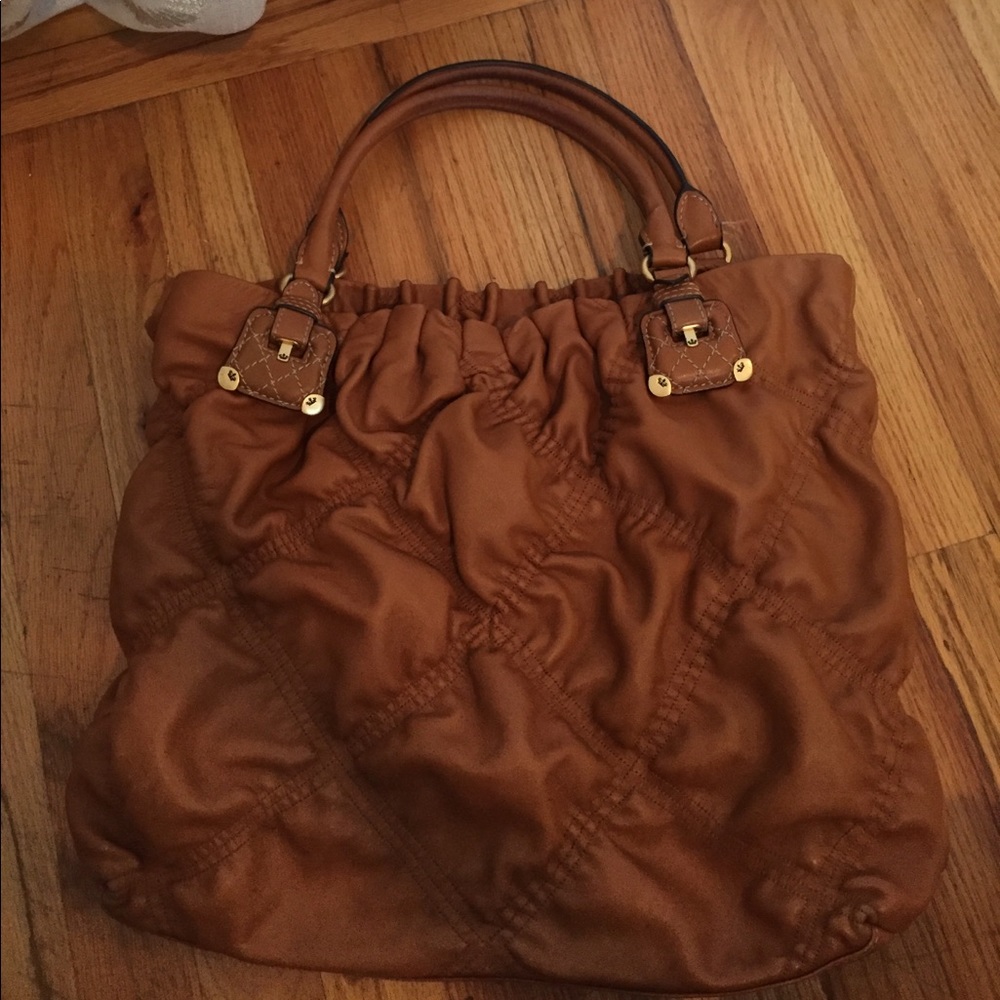 Juicy Couture Camel Colored Leather Bag