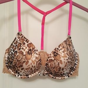 PINK Heartbreaker plunge push up racerback