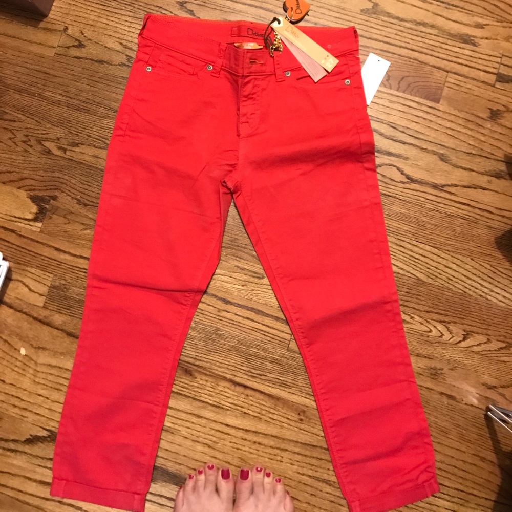 Red crop jeans Ditto 27