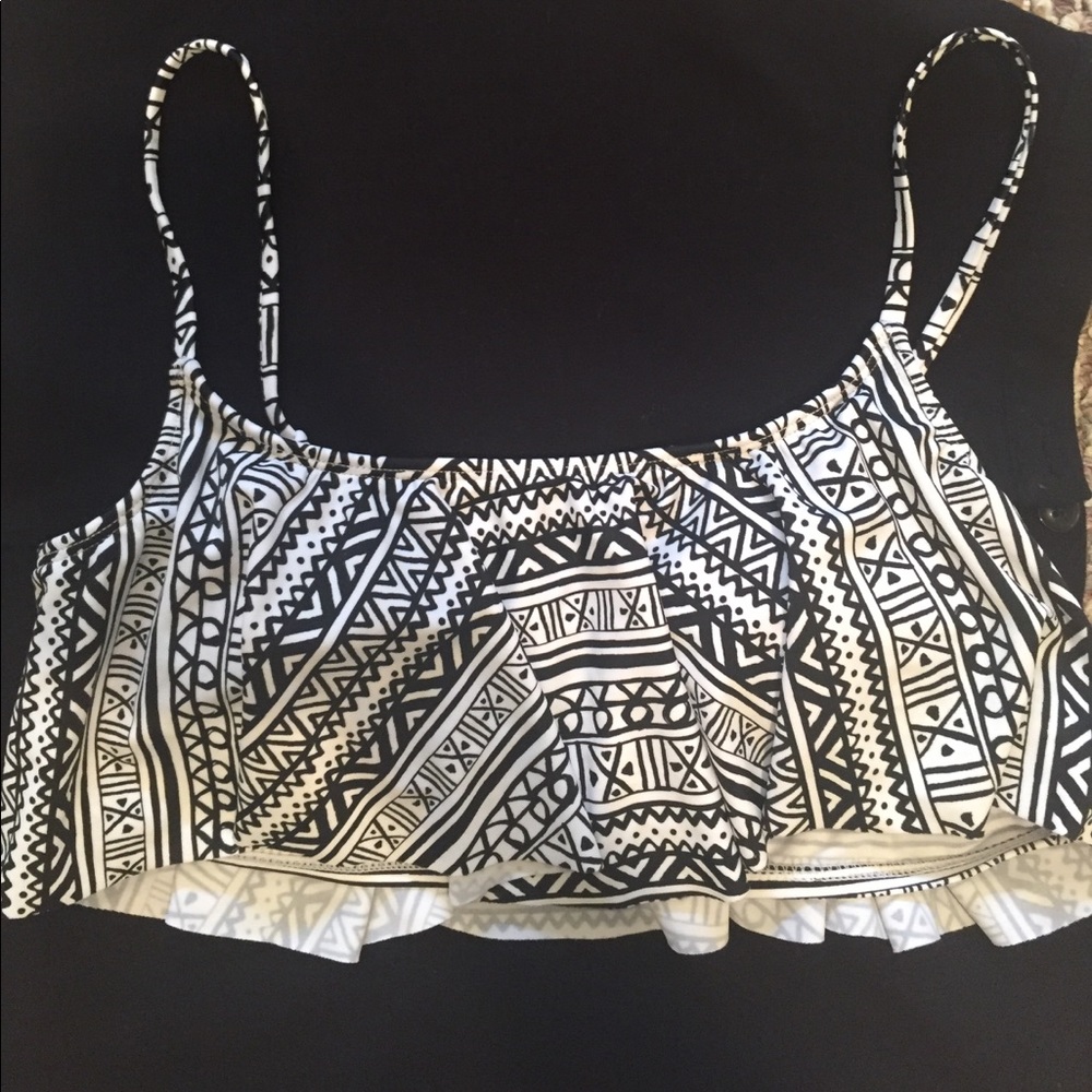 LA hearts swim top