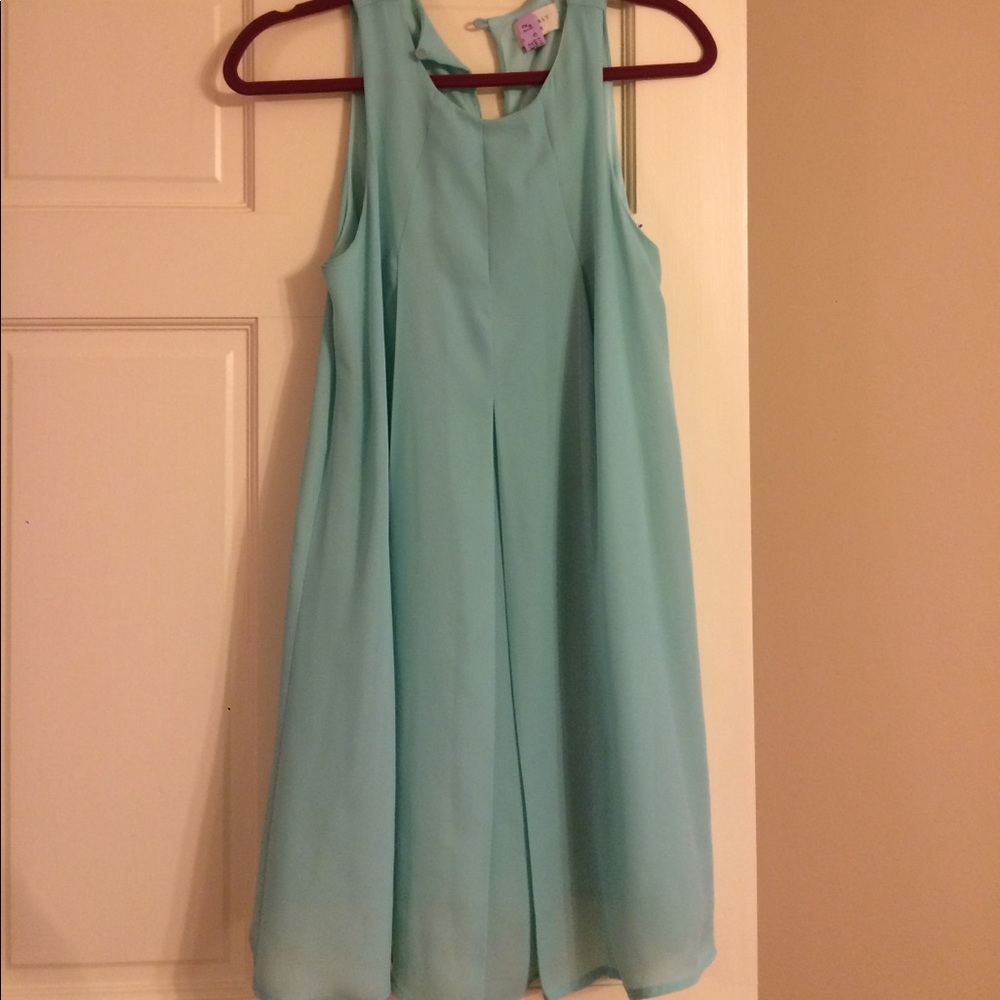 Blue dress