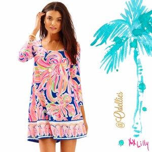 Lilly Pulitzer Emma Swing Dress Banana Flambe