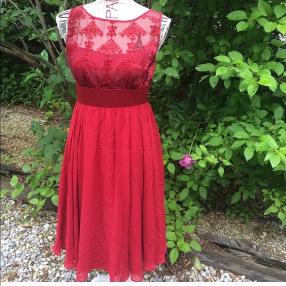 Max and Cleo Red Dress