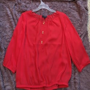 NWOT The Limited sheer 3/4 sleeve blouse NWOT The Limited sheer 3/4 sleeve blouse