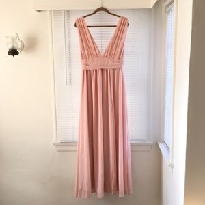Lulu's Blush Maxi Dress