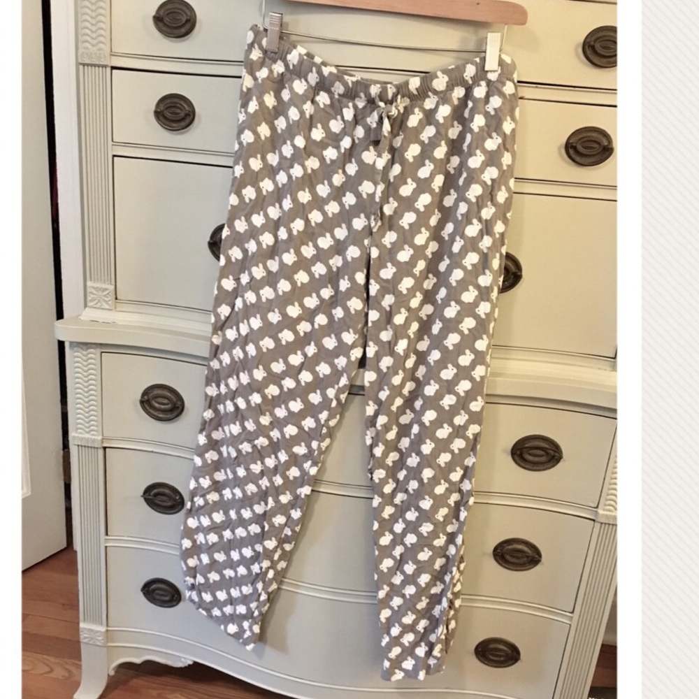 Forever21 bunnies soft cotton pajama pants size L