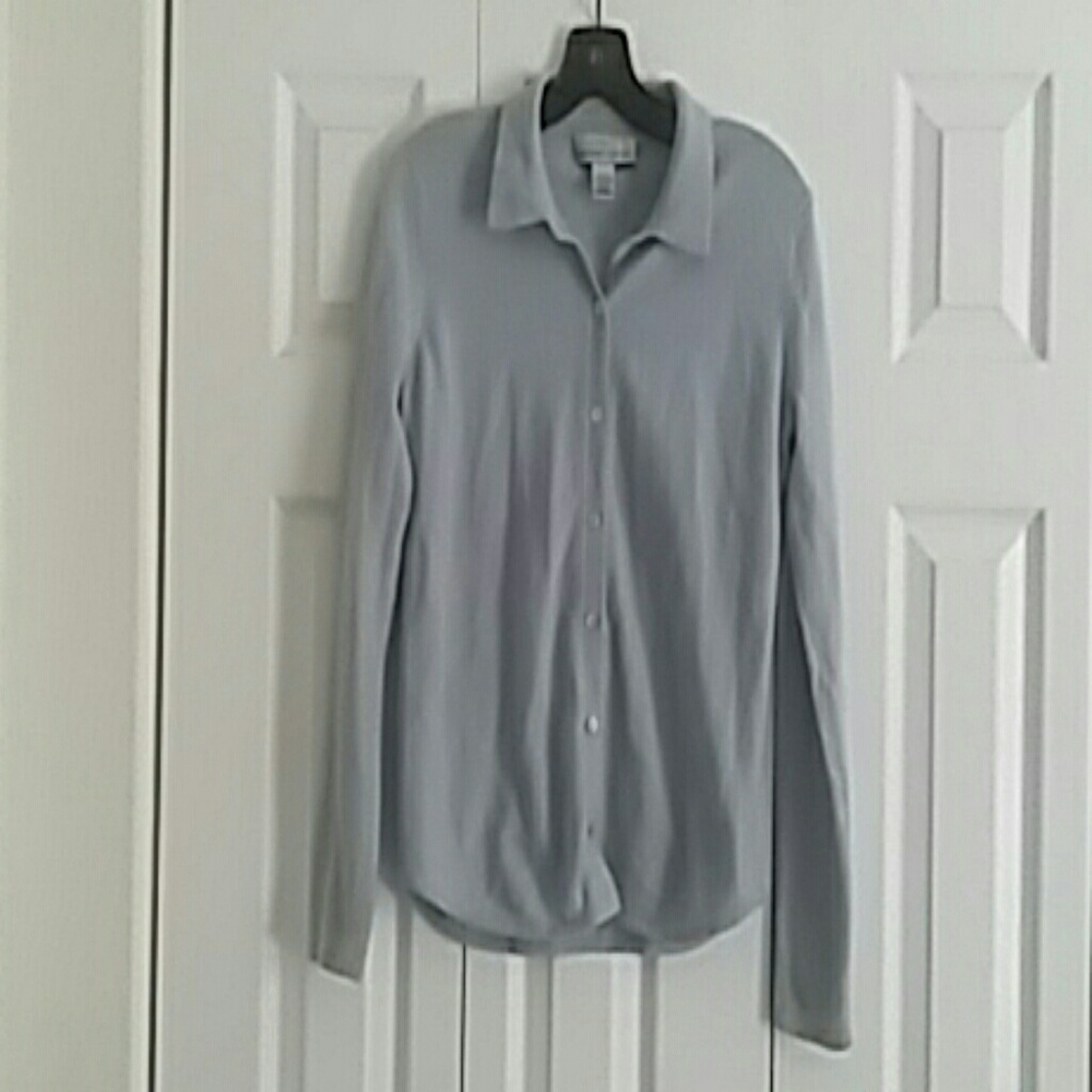 Cashmere button down sweater