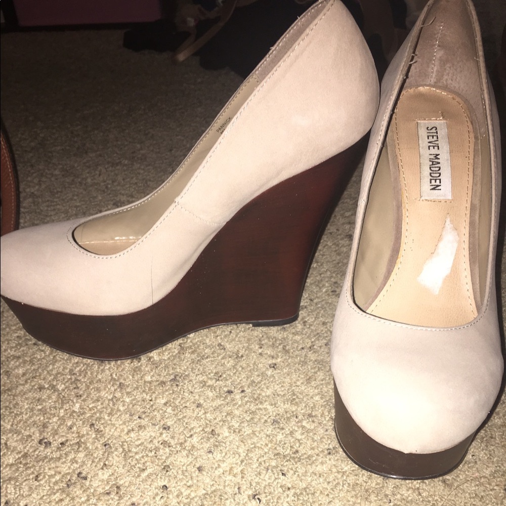 LAST CHANCE Steve Madden Pannick wedges