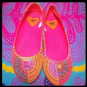 Rocket Dog Size 8M Colorful Festival Flat