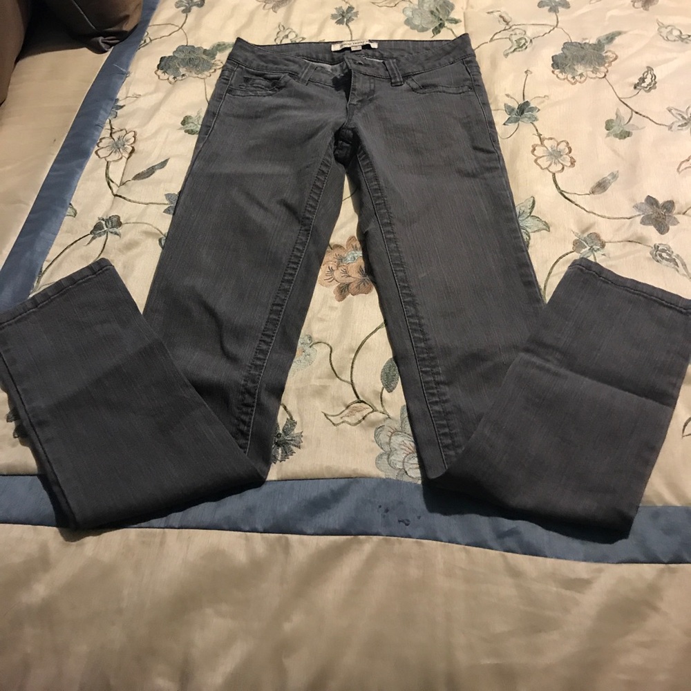 Charcoal gray Forever 21 skinny jeans