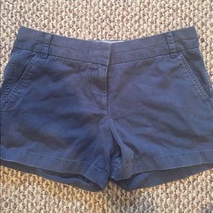 J Crew 3" chino shorts