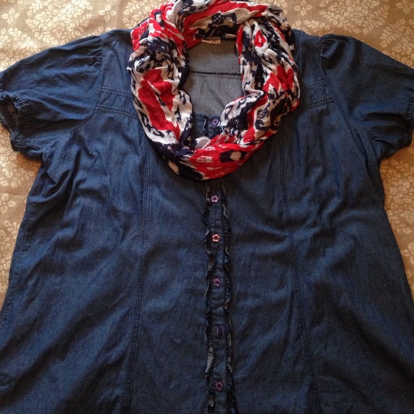 Denim 24/7 Tops - Women's 32W Denim Top