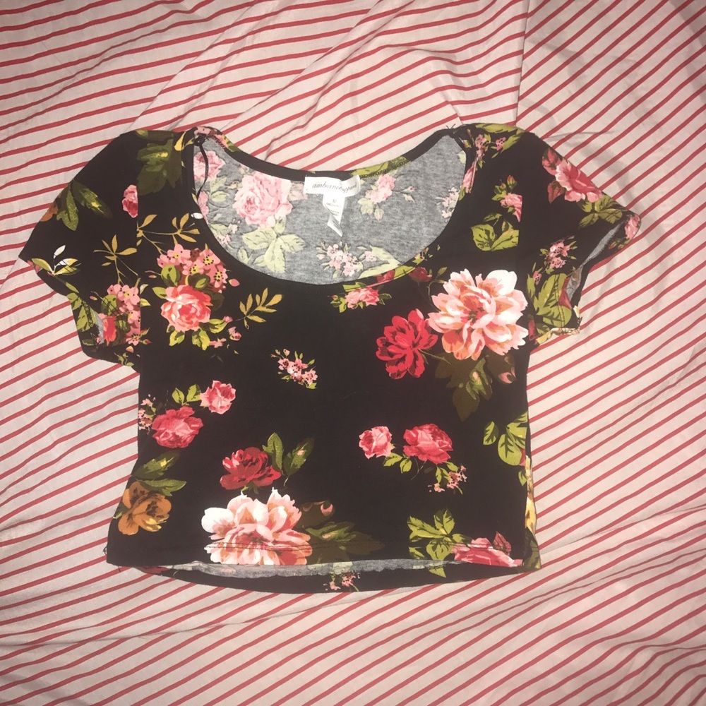Floral crop top