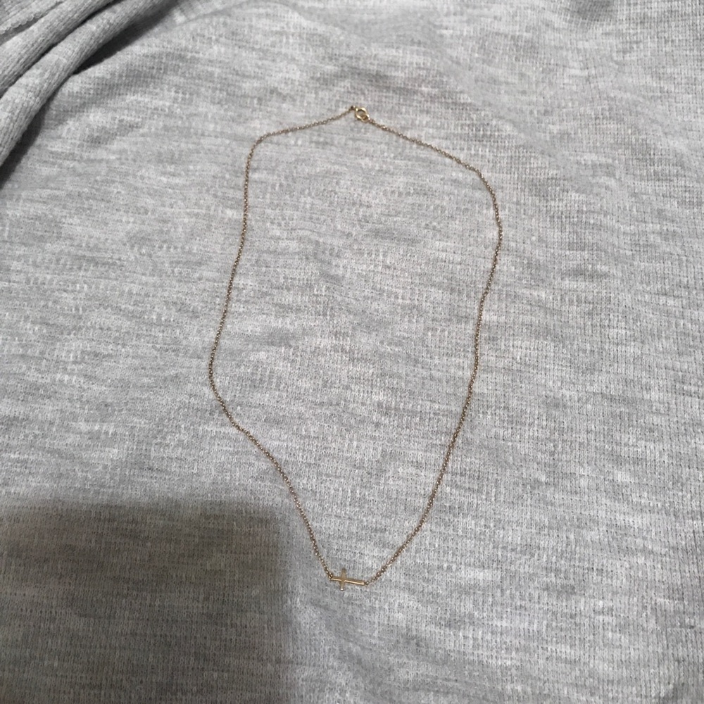Dogeared Gold Cross Necklace