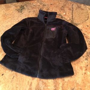 Abercrombie Girls Polar Fleece Jacket SzSm Navy