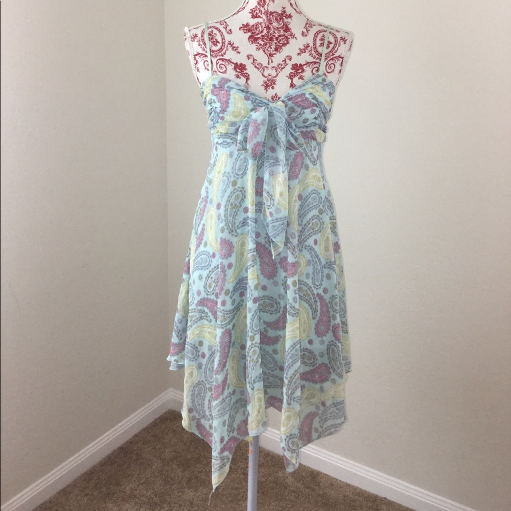 Guess Jeans Authentic Babydoll Paisley Dress S